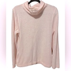 J. Crew Pale Pink Turtleneck Sweater